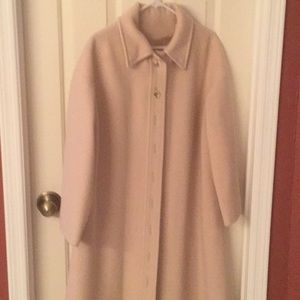 Beige 100% Cashmere Women’s Coat
